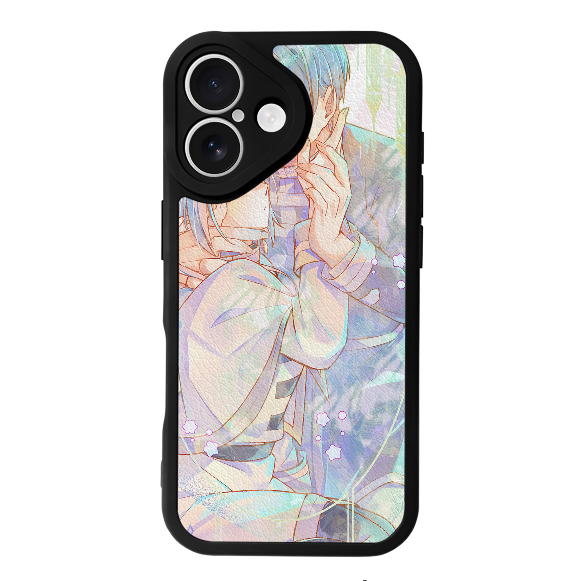 （画像用） 葬送のフリーレン Frieren 【iPhone 16シリーズ対応】シリコンスマホケース（レザー調） 材質：シリコン